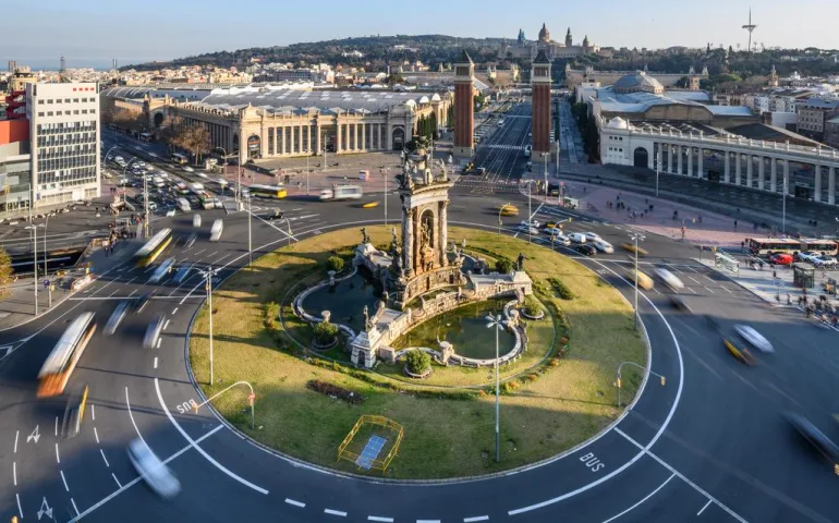 Расположение отеля в отеле Catalonia Barcelona Plaza 4*